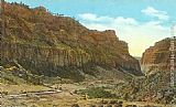 Canyon Canvas Paintings - Ten Sleep Canyon, Wyoming